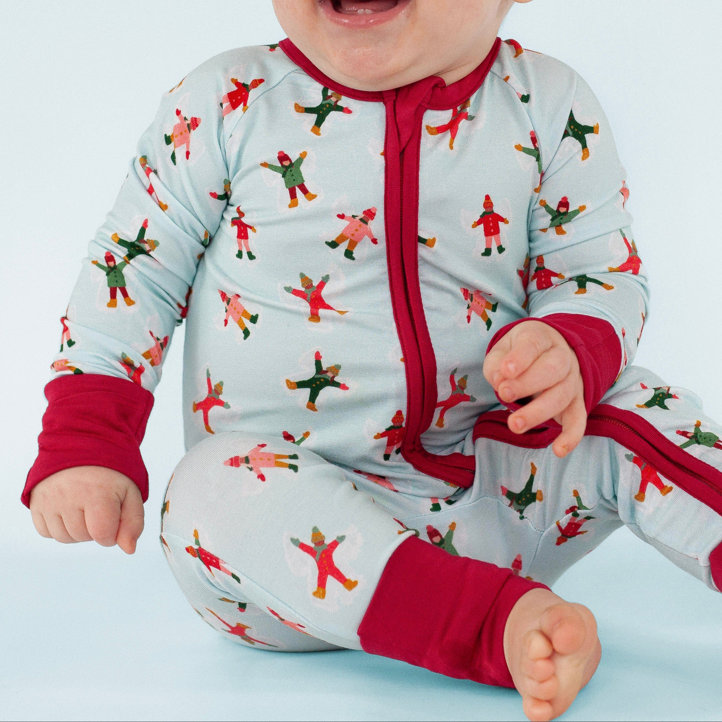 Snow Day Zippy Romper