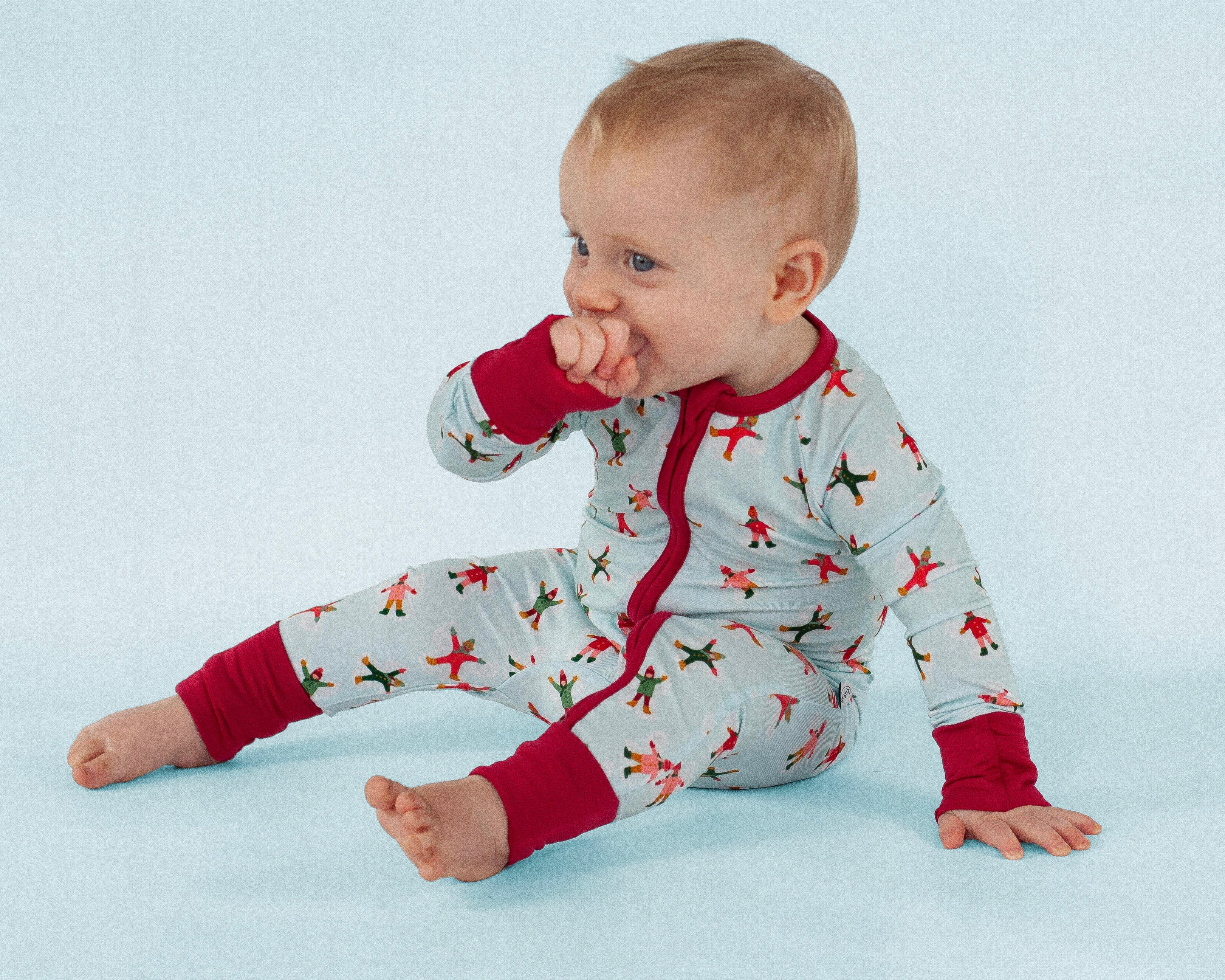 Snow Day Zippy Romper