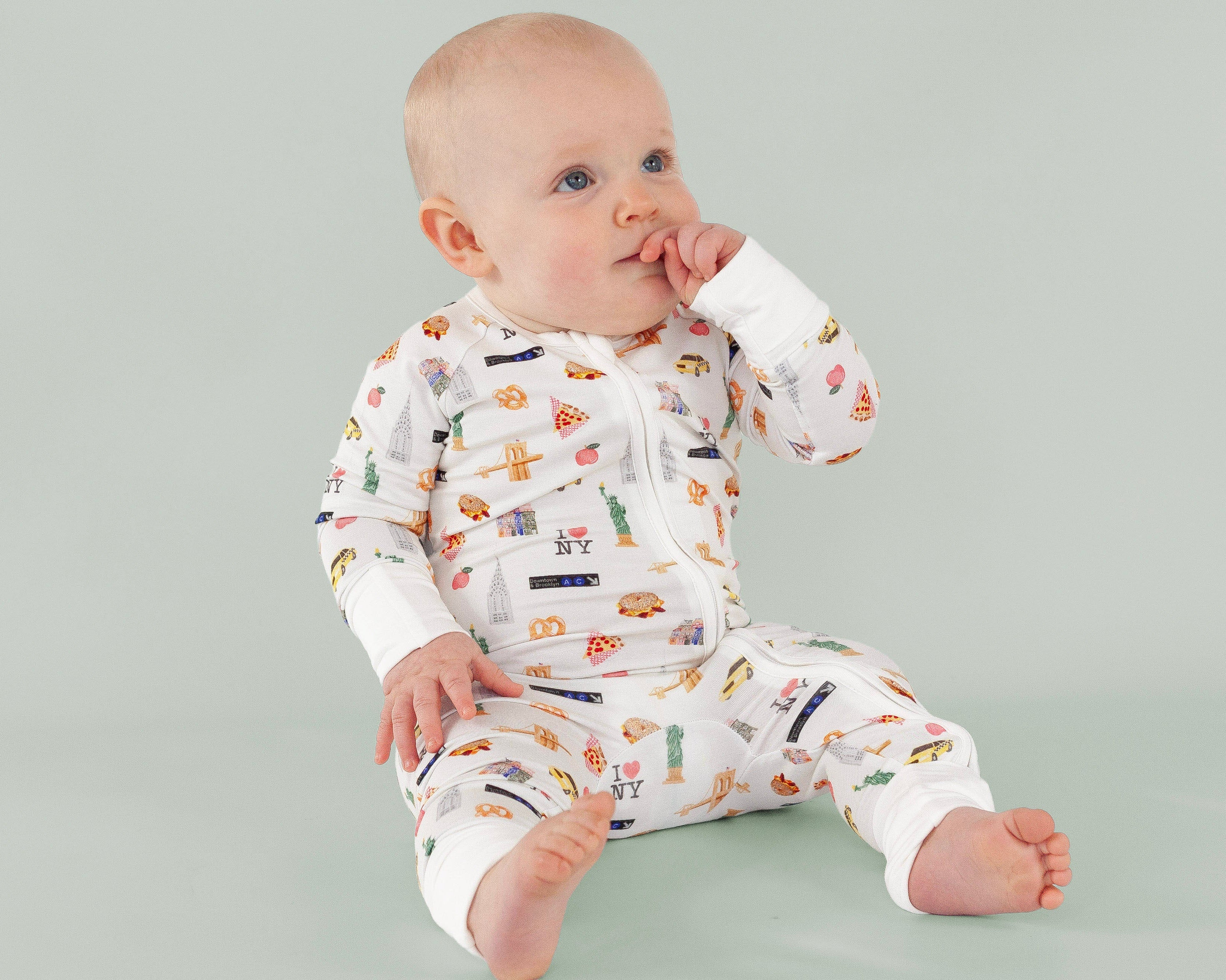 The Big Apple Zippy Romper – Nest and Moon