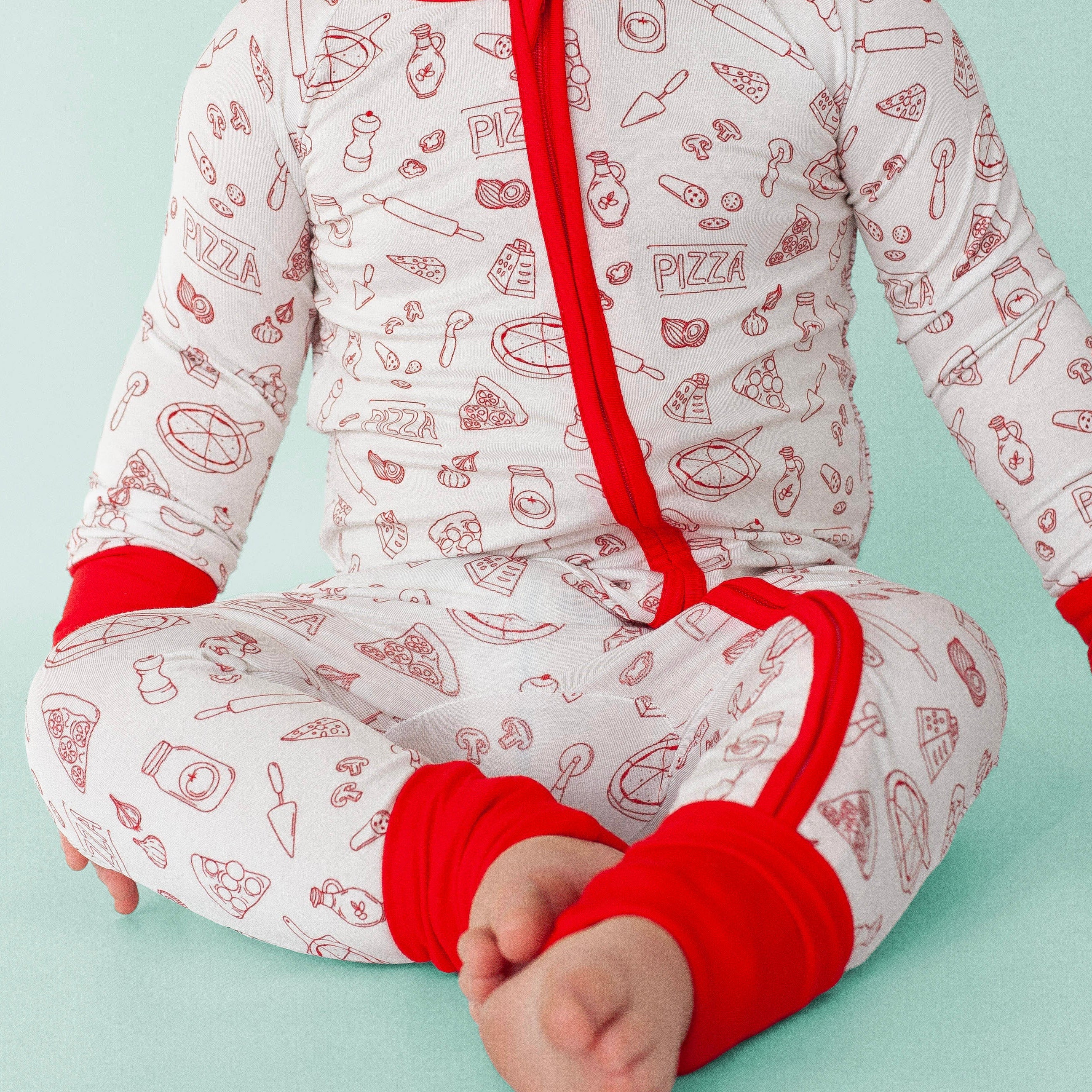 Pizza Party Zippy Romper
