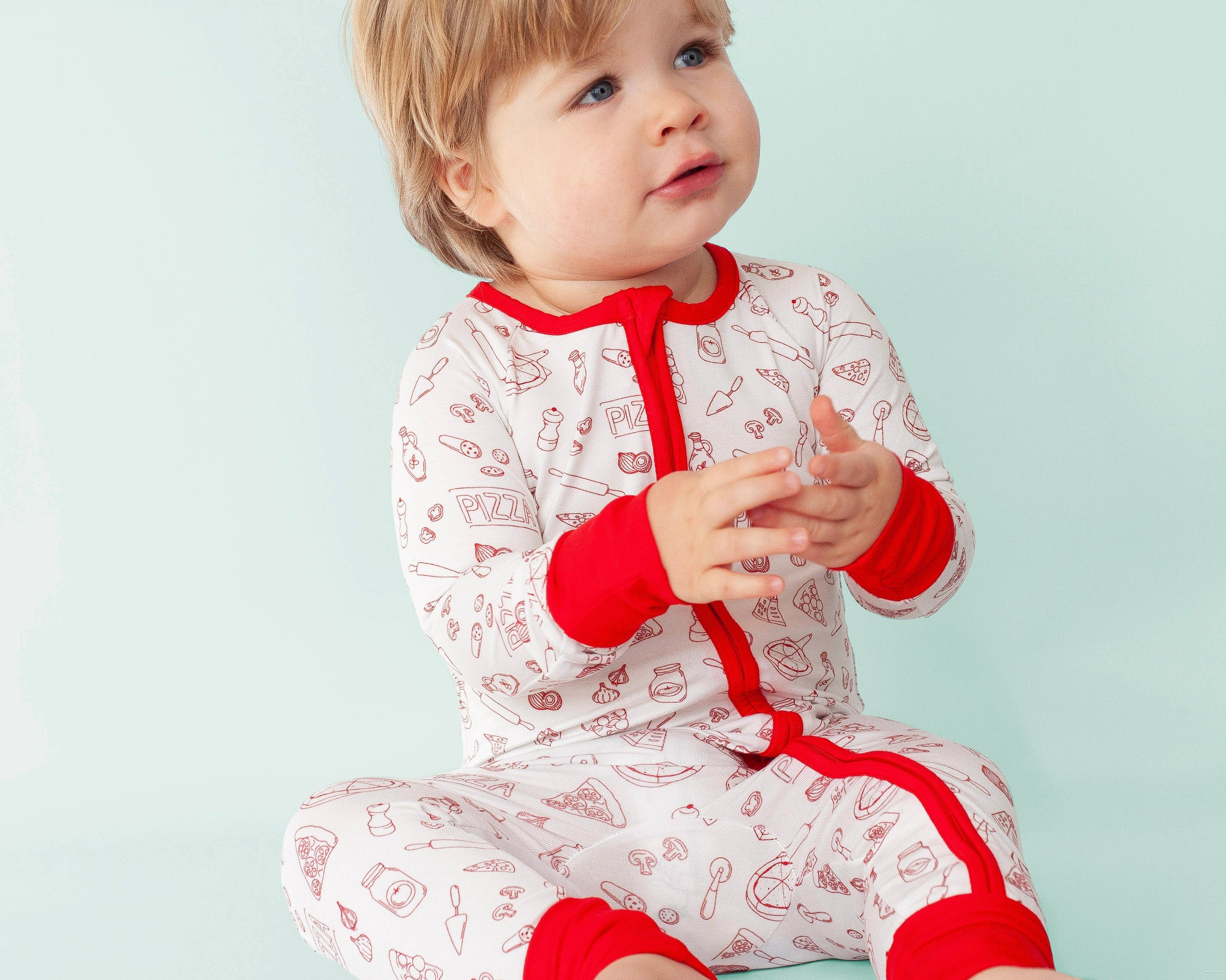 Pizza Party Zippy Romper