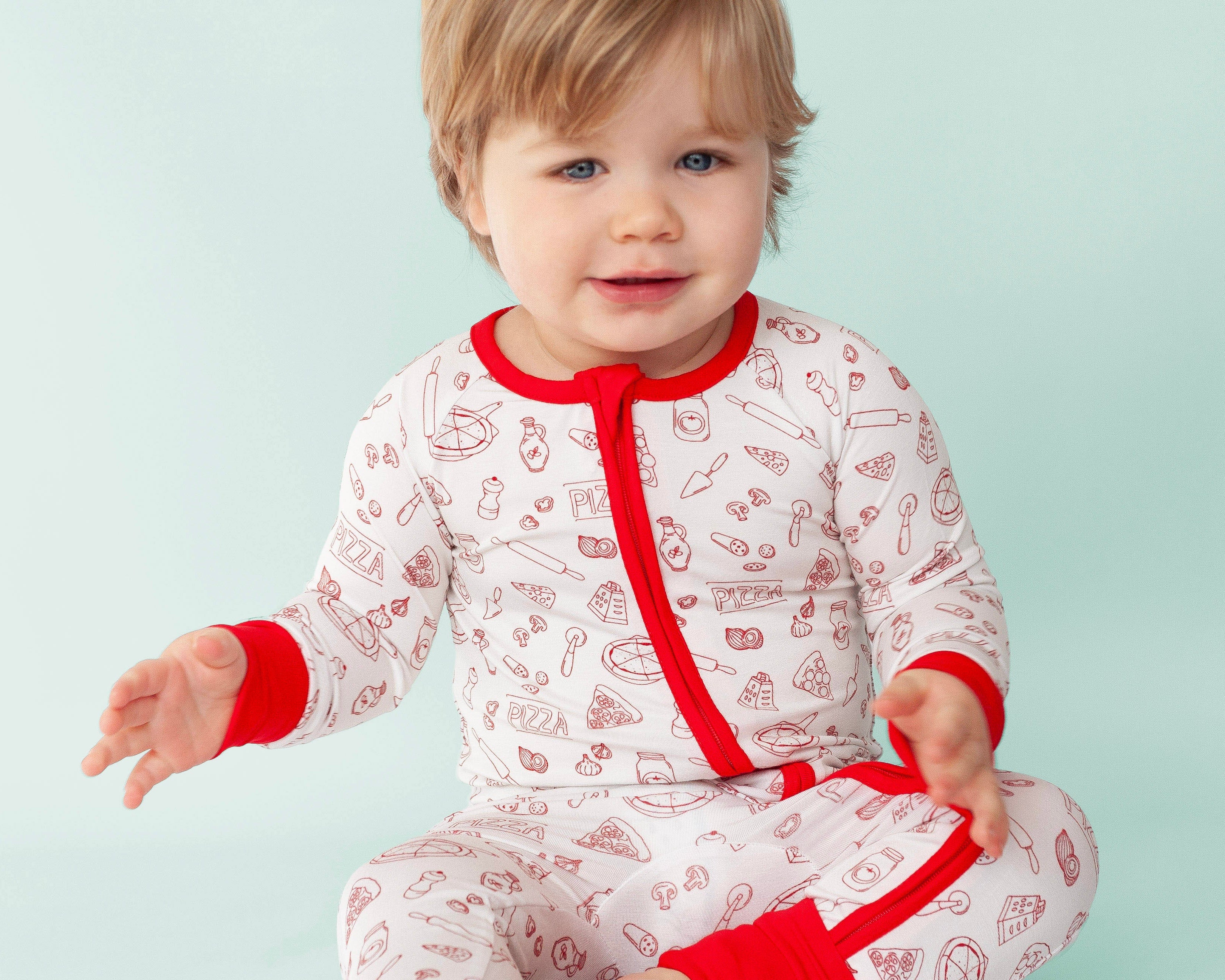 Pizza Party Zippy Romper