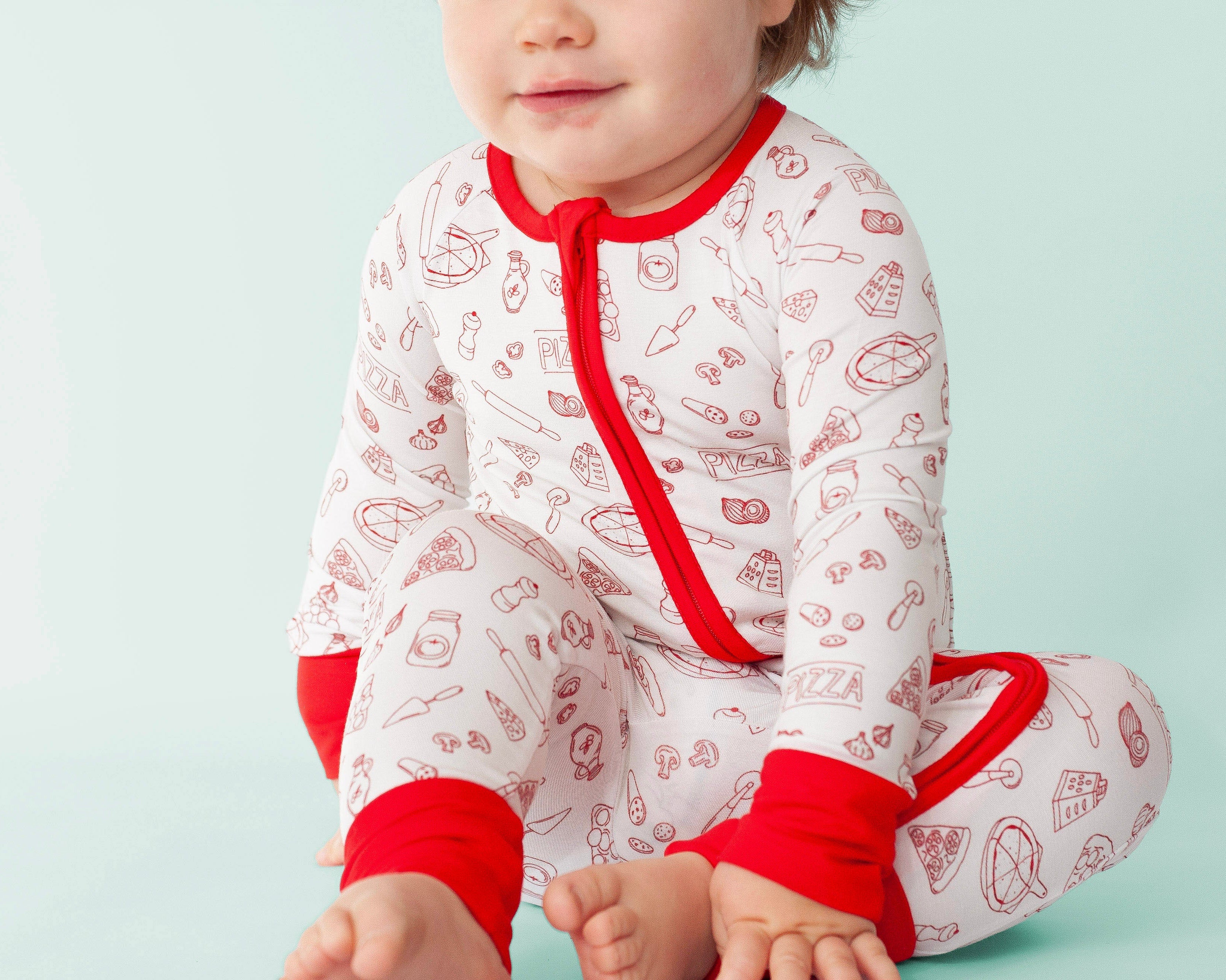 Pizza Party Zippy Romper