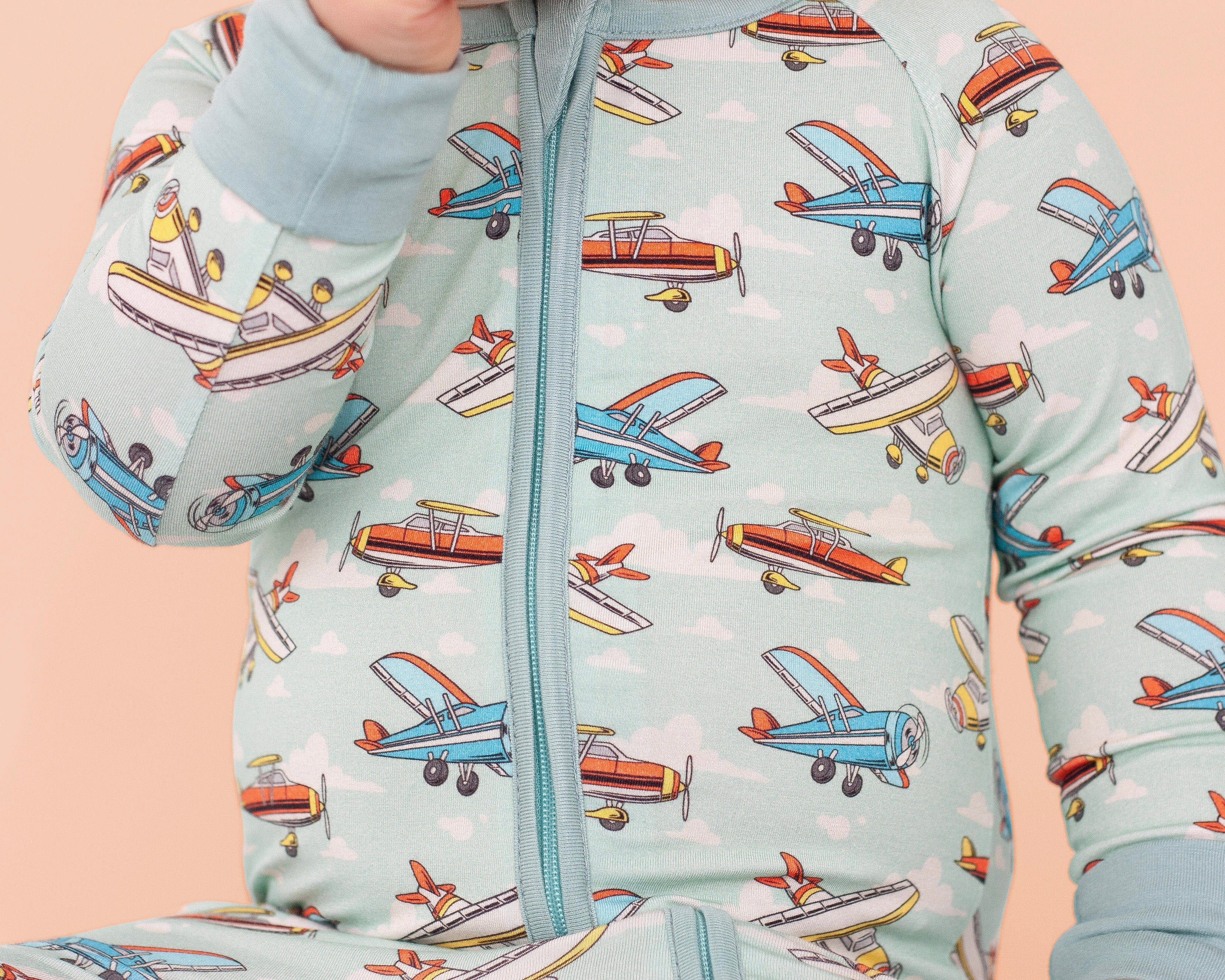 Sky High Snoozer Zippy Romper – Nest and Moon