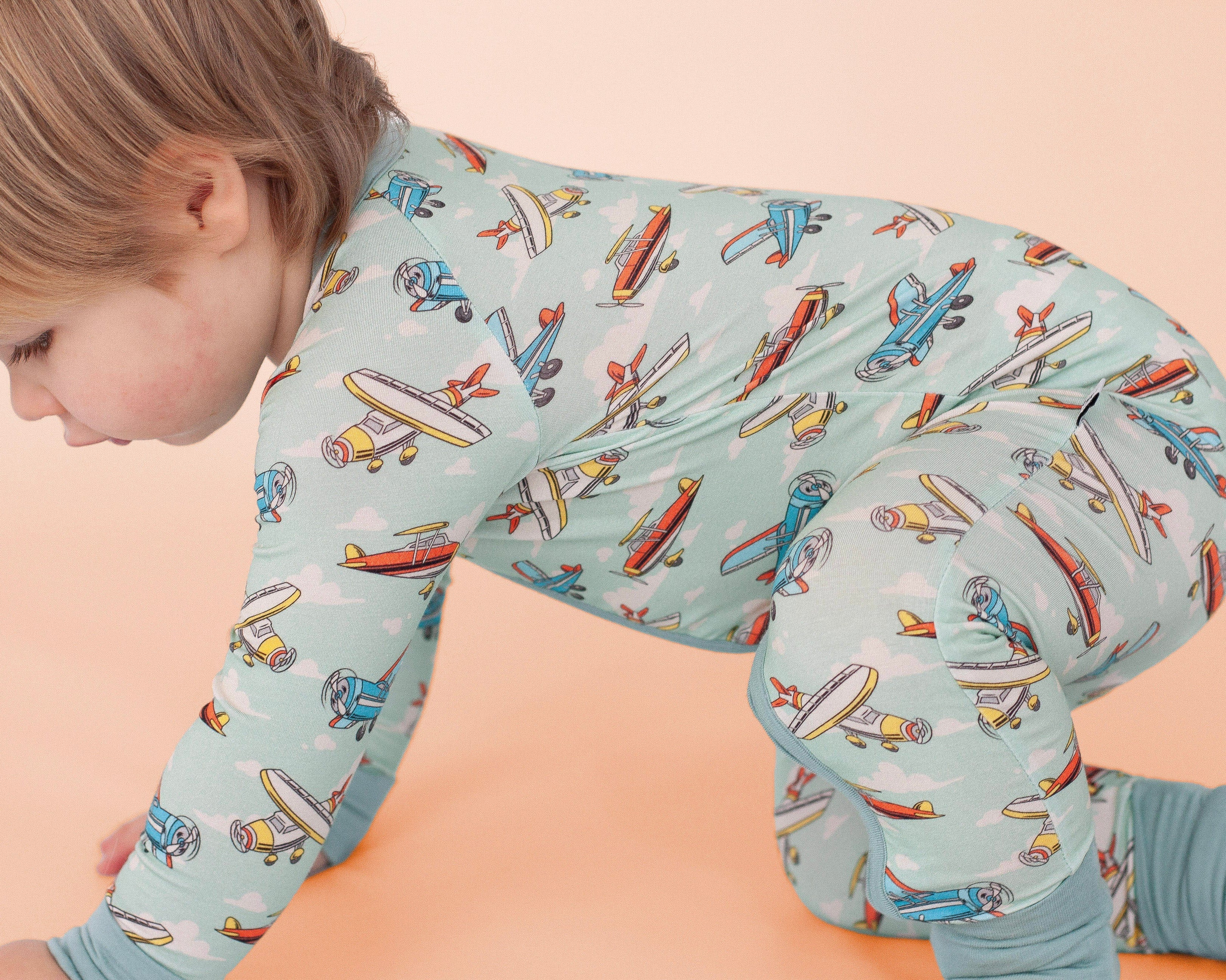 Sky High Snoozer Zippy Romper – Nest and Moon