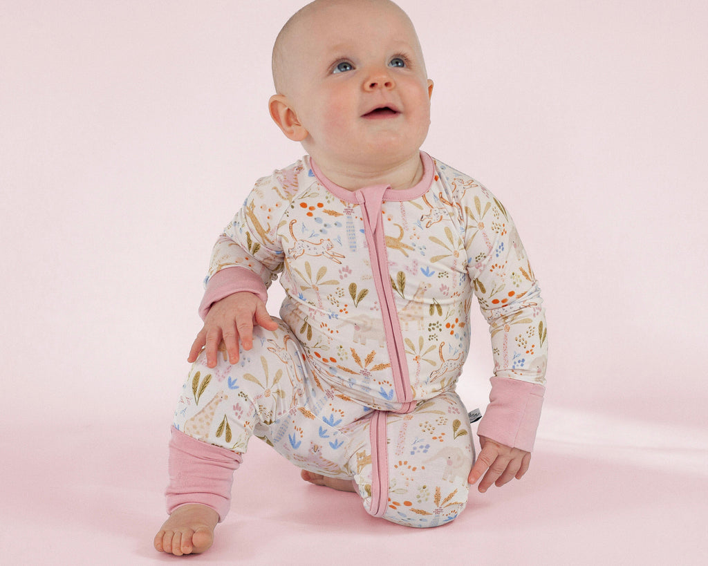 Safari Sweetheart Zippy Romper