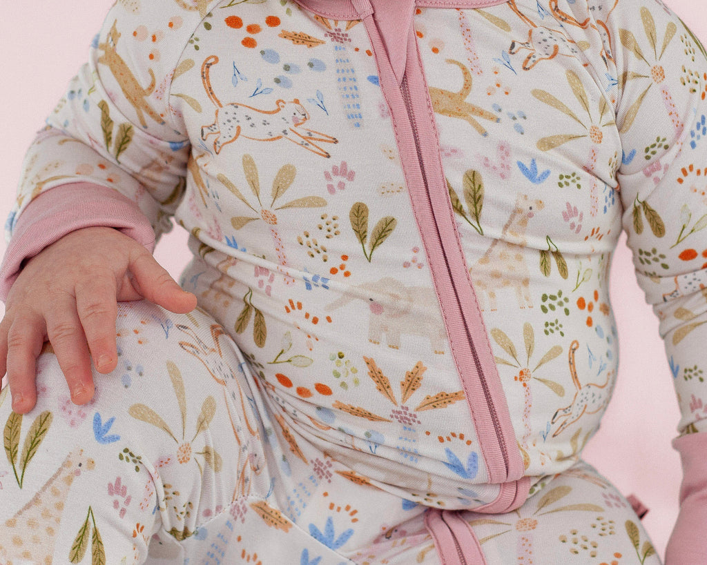 Safari Sweetheart Zippy Romper