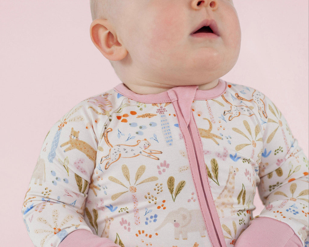 Safari Sweetheart Zippy Romper