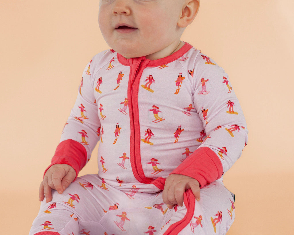 Pink Peaks Zippy Romper