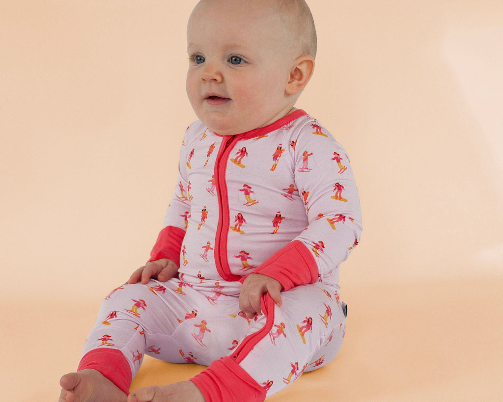 Pink Peaks Zippy Romper