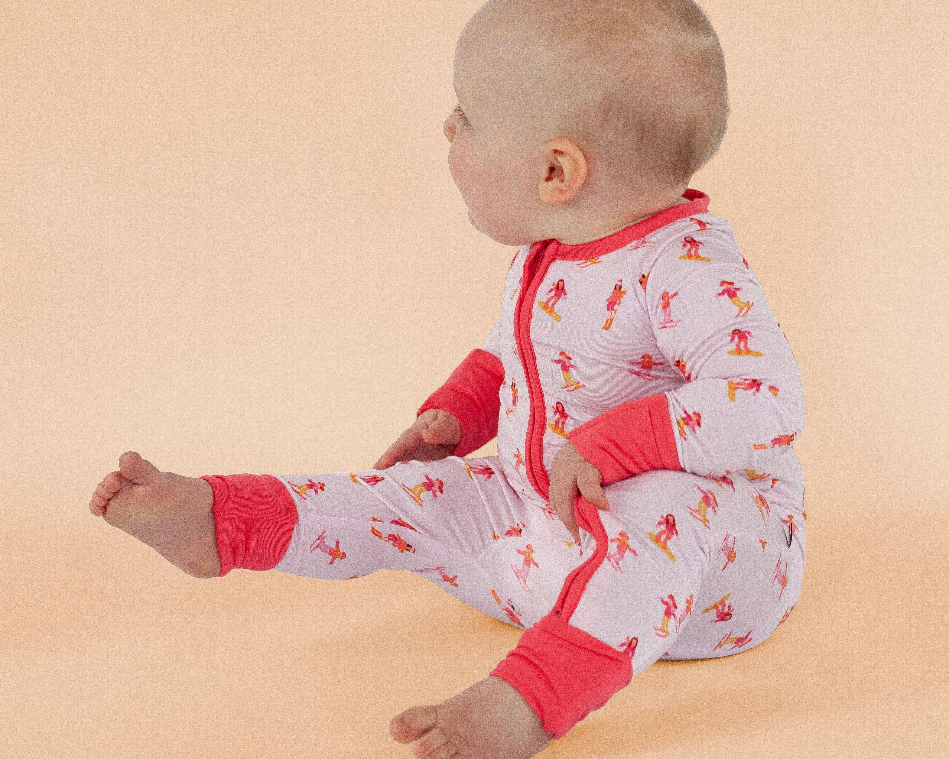 Pink Peaks Zippy Romper