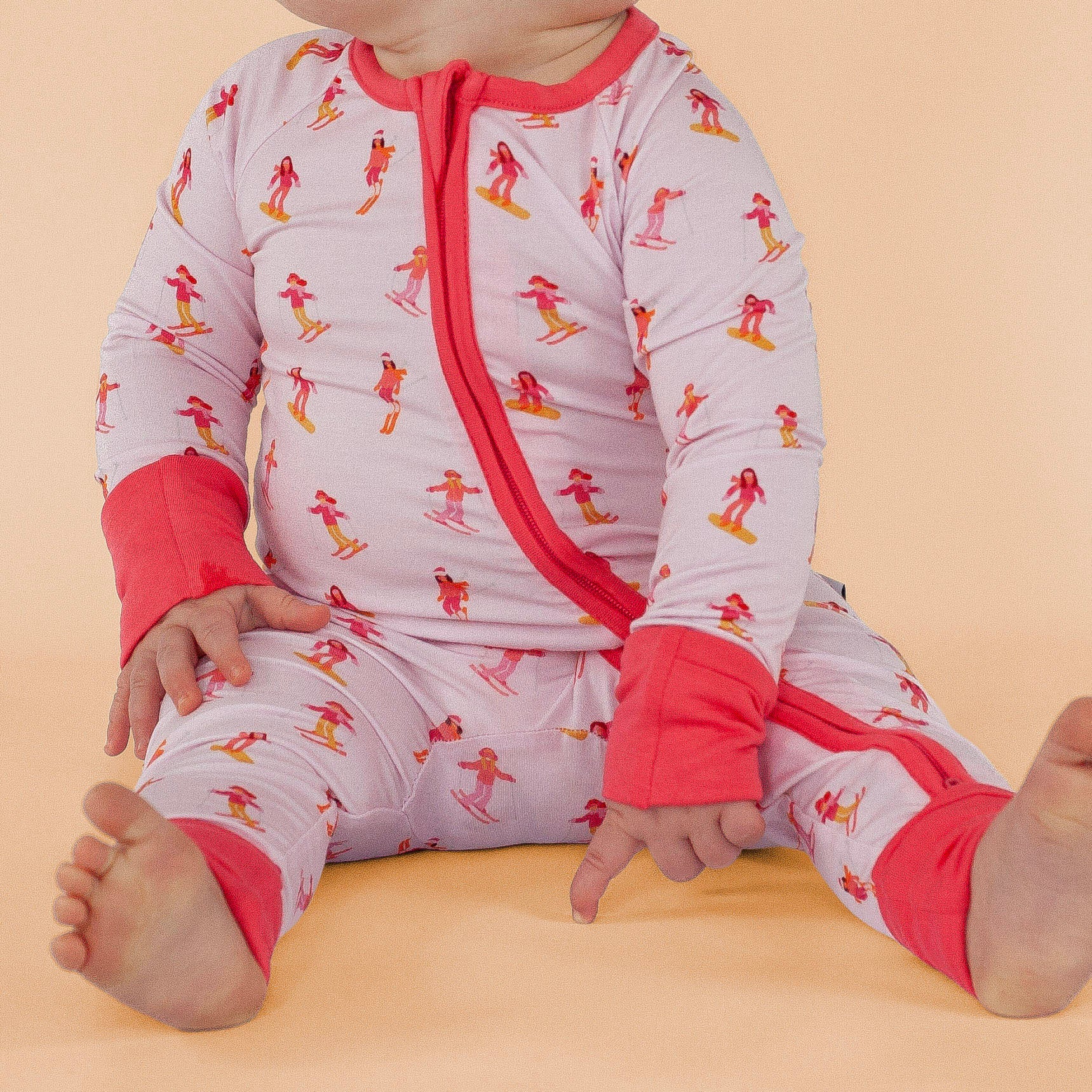 Pink Peaks Zippy Romper