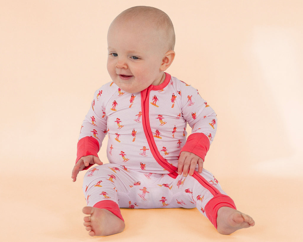 Pink Peaks Zippy Romper