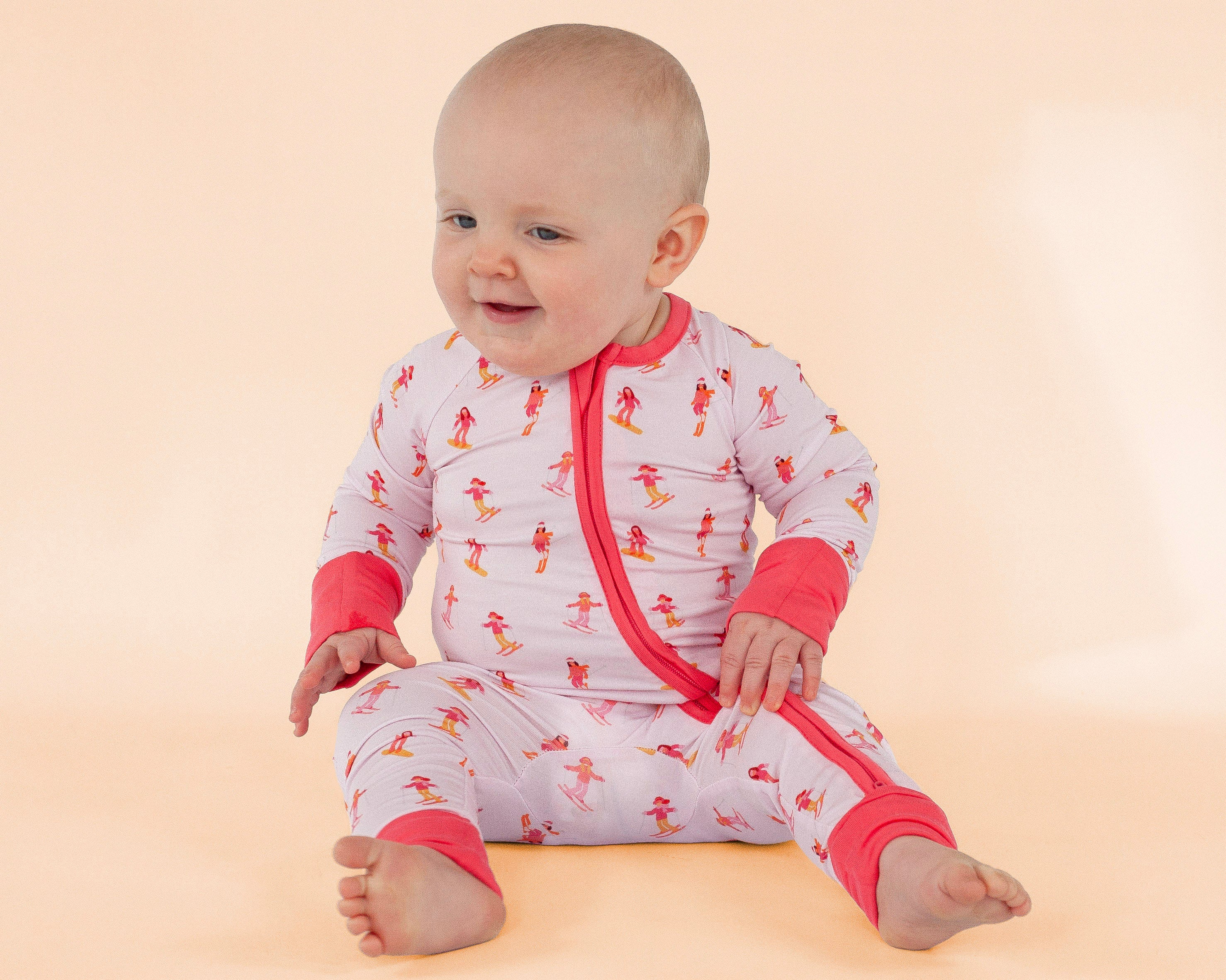Pink Peaks Zippy Romper
