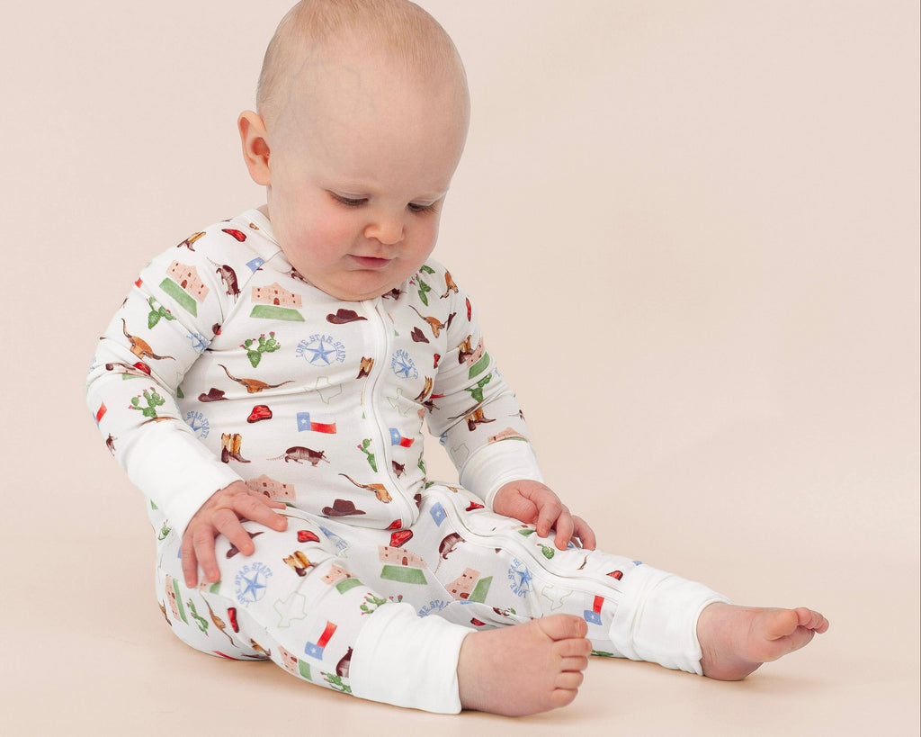 Tiny Texan Zippy Romper