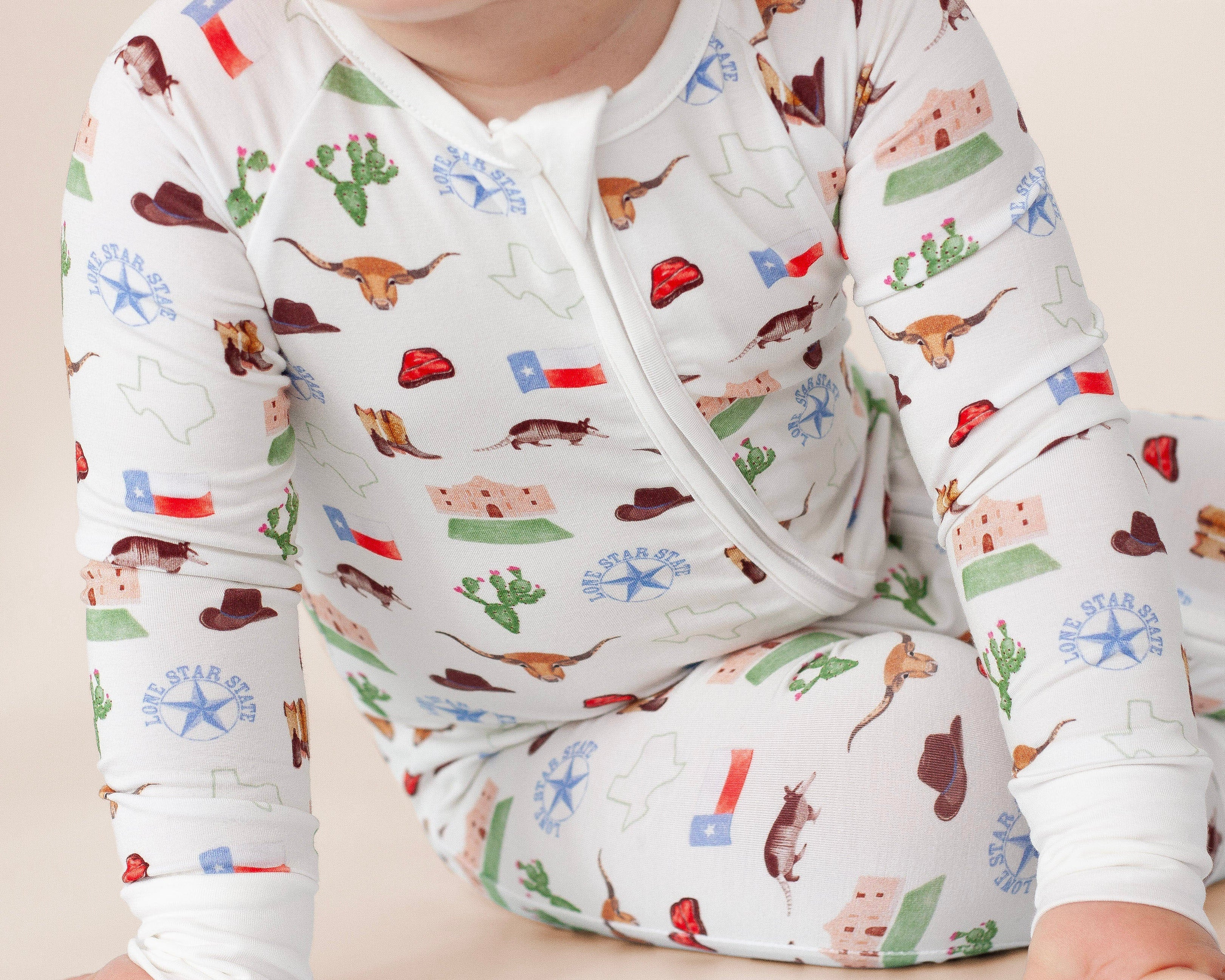 Tiny Texan Zippy Romper