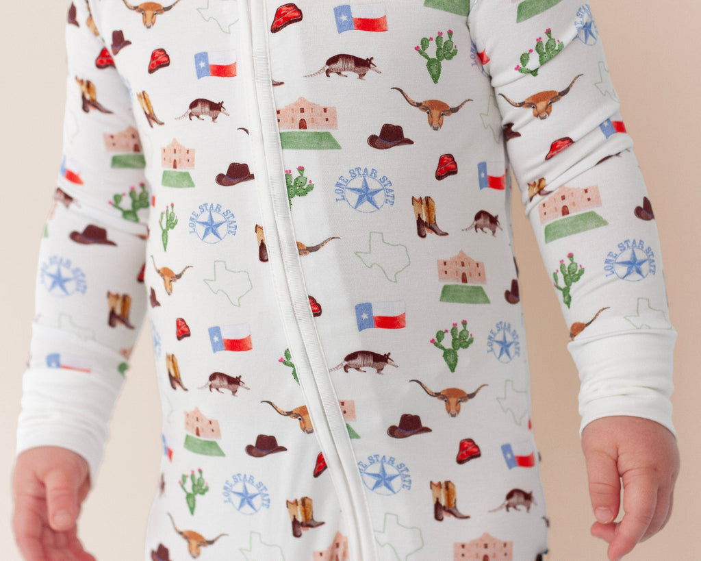 Tiny Texan Zippy Romper