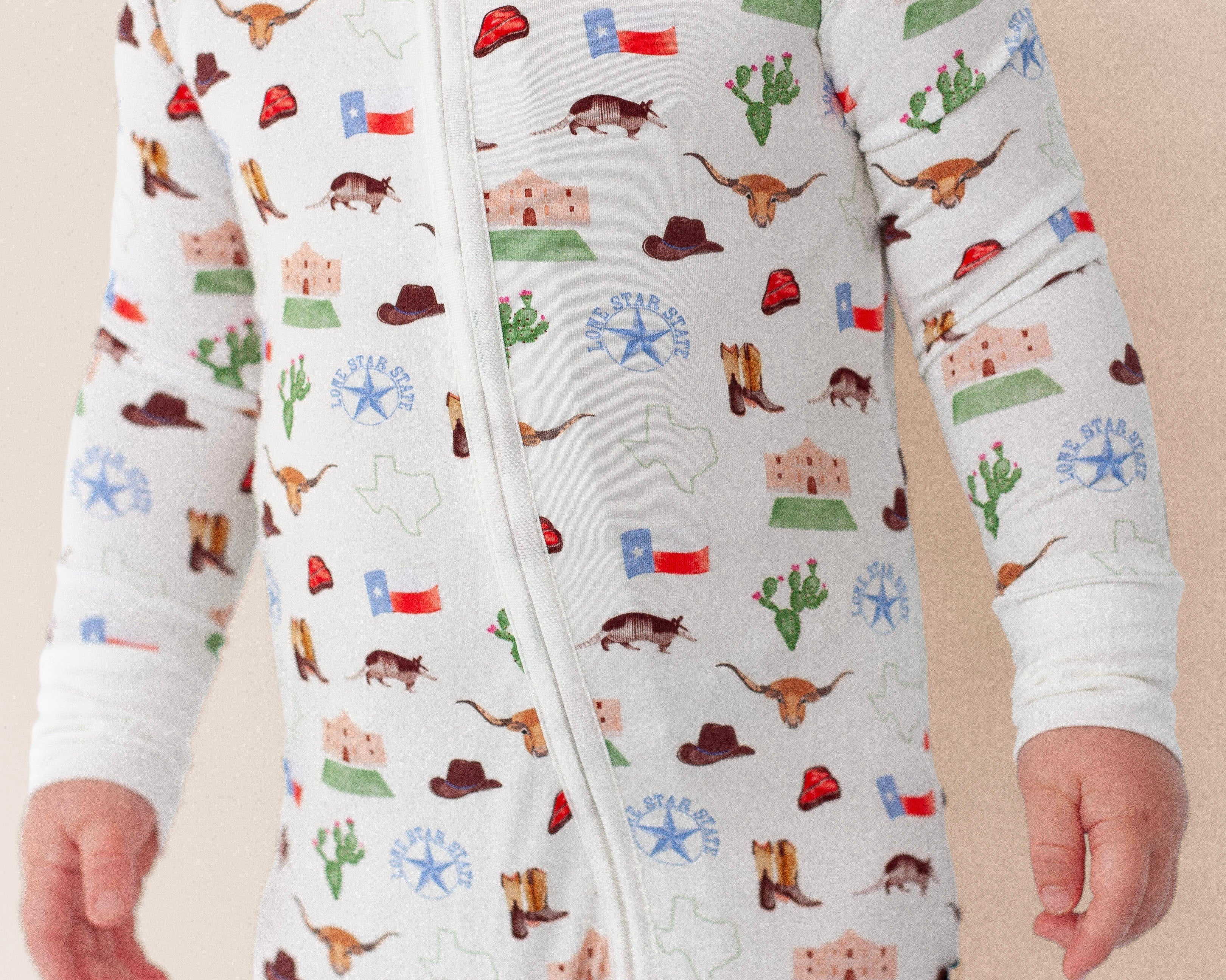 Tiny Texan Zippy Romper