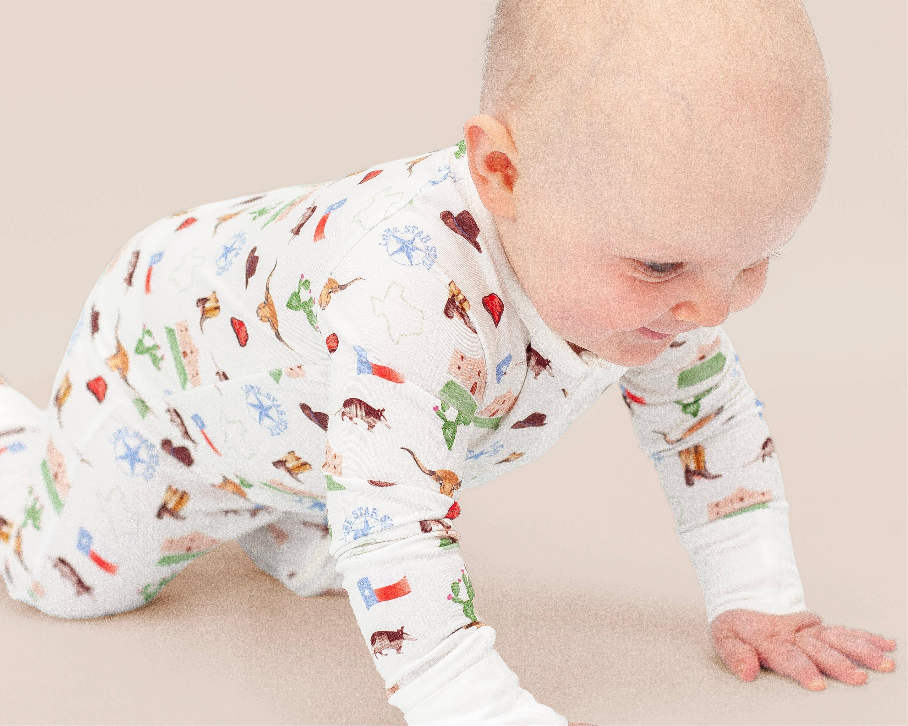 Tiny Texan Zippy Romper