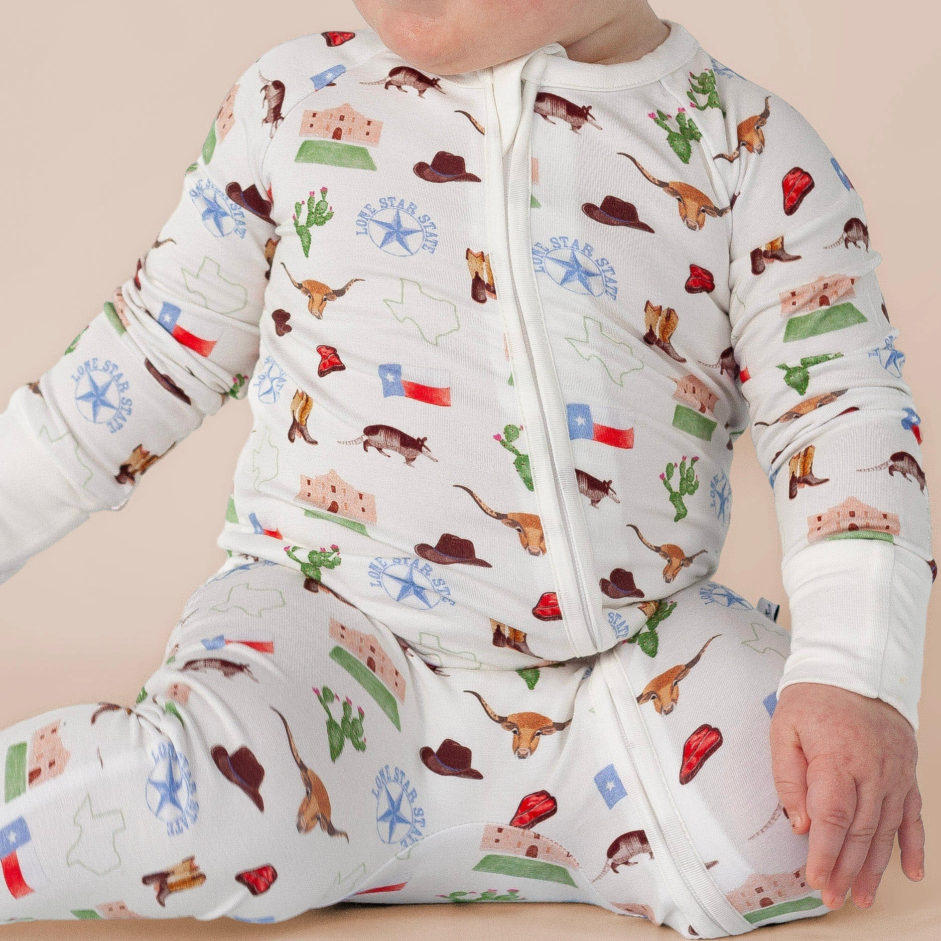 Tiny Texan Zippy Romper