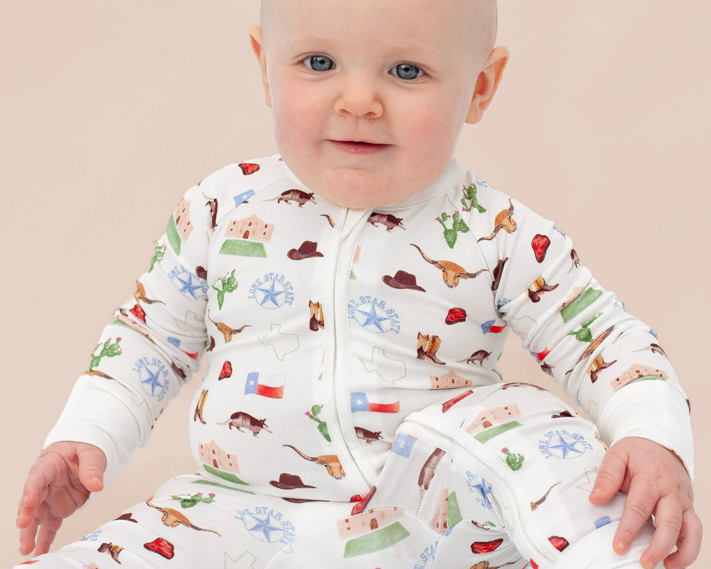 Tiny Texan Zippy Romper